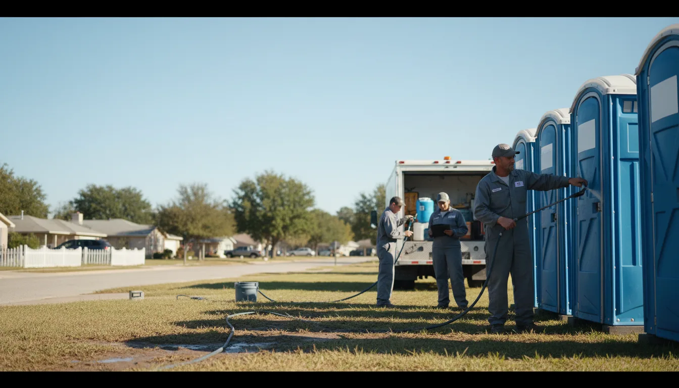 Long-Term Portable Toilet Rental in Newark, OH near me